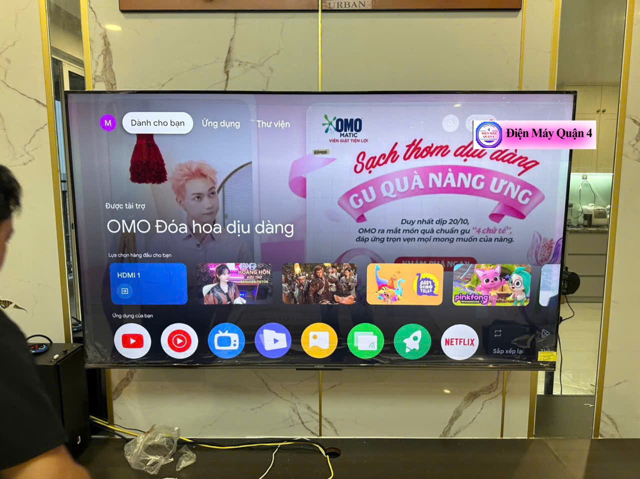 Google Tivi Xiaomi S55 Mini LED 55 inch L55MA-SPLEA Google Tivi Xiaomi S55 Mini LED 55 inch L55MA-SPLEA