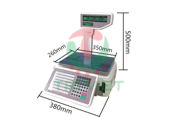 Cân điện tử in tem TM-A 30kg/10g sử dụng phổ biến trong siêu thị