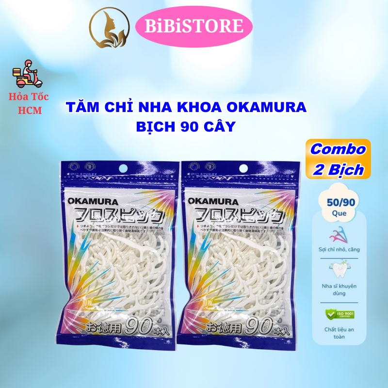 Tăm chỉ kẻ răng Okamura