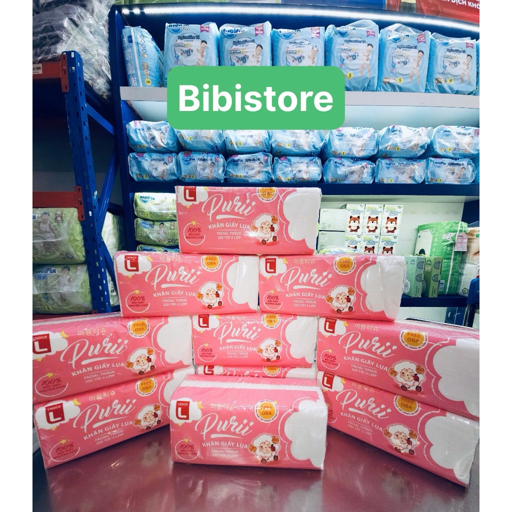 Khăn Giấy Purii Choice L 2 Lớp