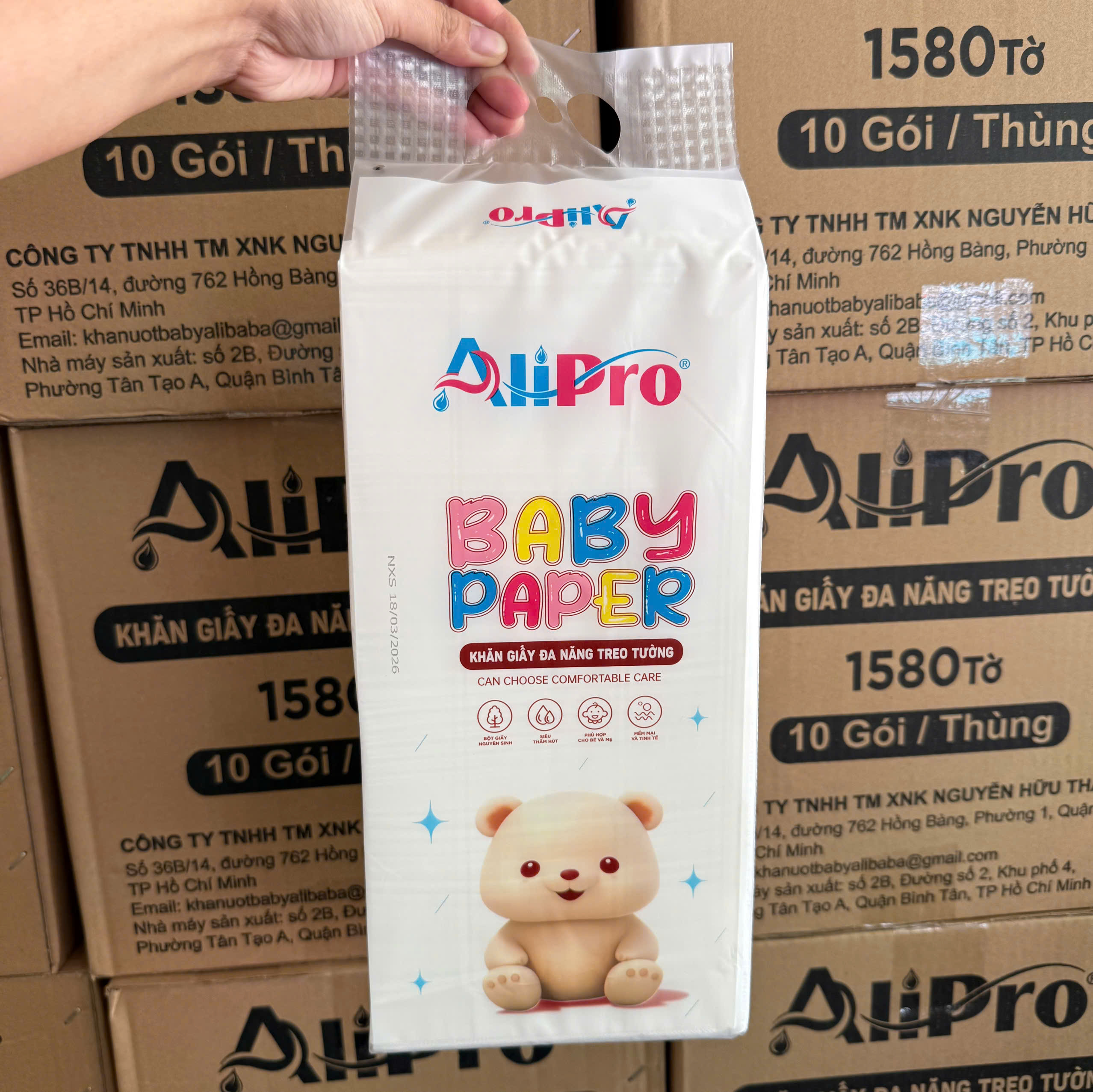 Khăn Giấy Treo Tường AliPro 1580 Tờ
