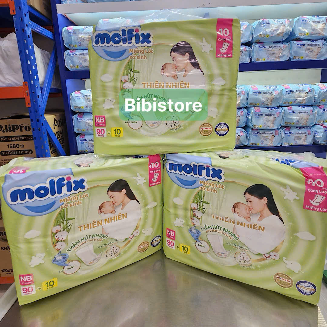Miếng lót Molfix NB 90+10 dưới 1 tháng