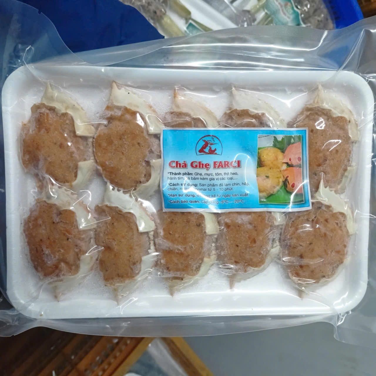 Chả ghẹ Farci ( 2 khay )