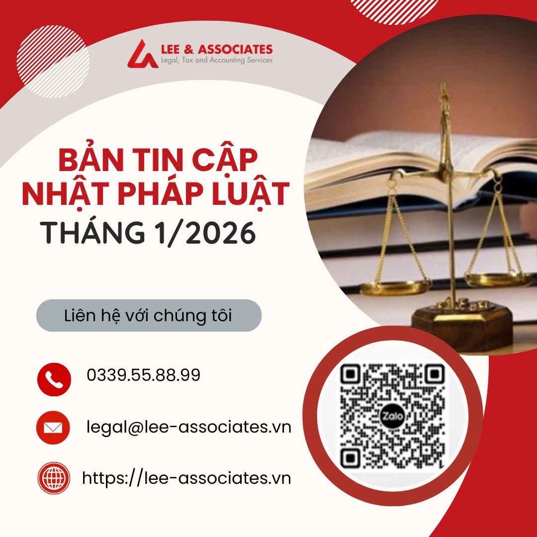 BẢN TIN CẬP NHẬT PHÁP LUẬT THÁNG 1 NĂM 2026
