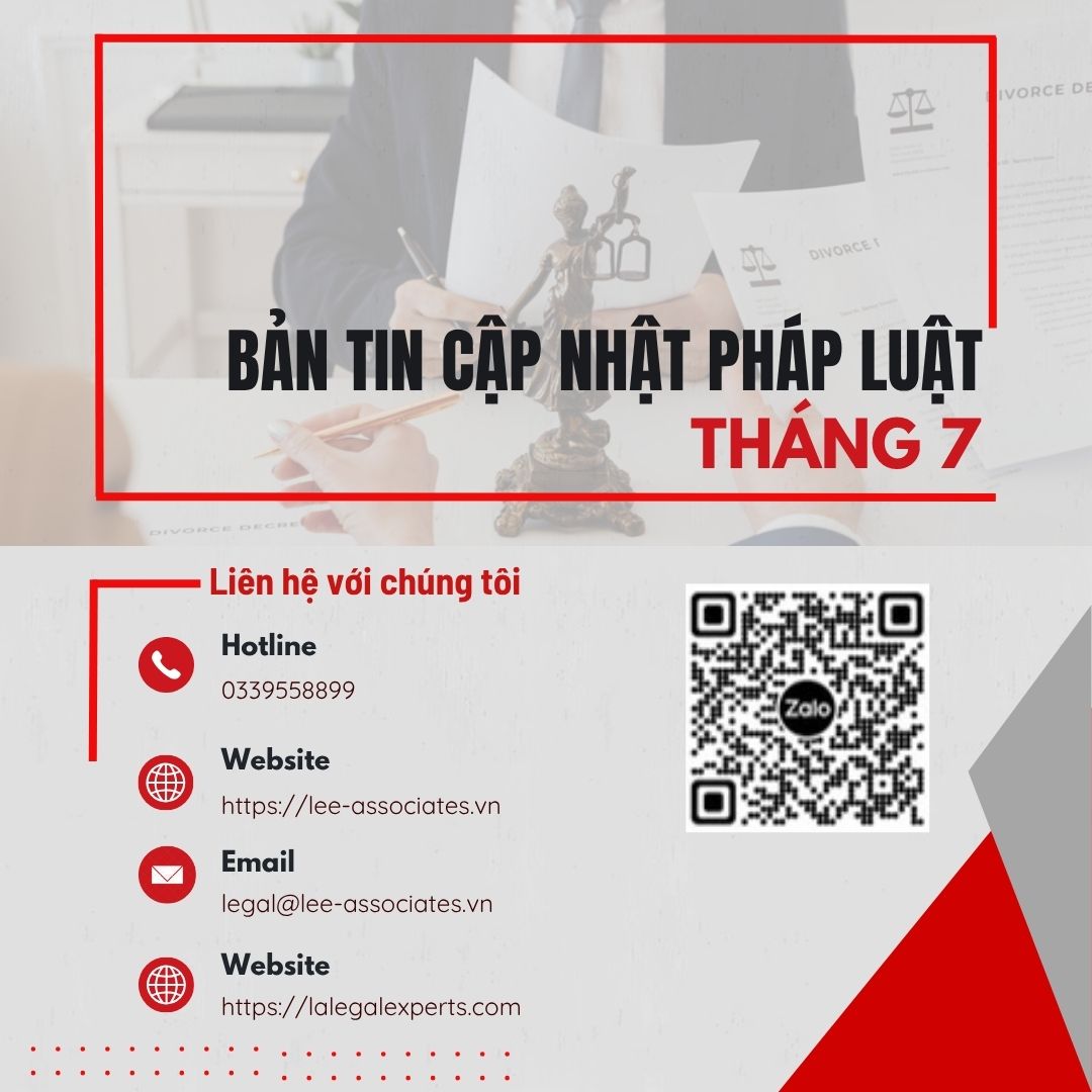 BẢN TIN CẬP NHẬT PHÁP LUẬT THÁNG 7 NĂM 2026
