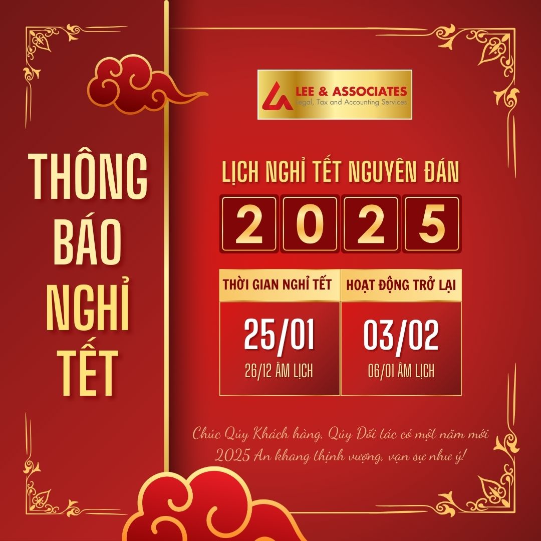 THÔNG BÁO LỊCH NGHỈ TẾT NGUYÊN ĐÁN 2025