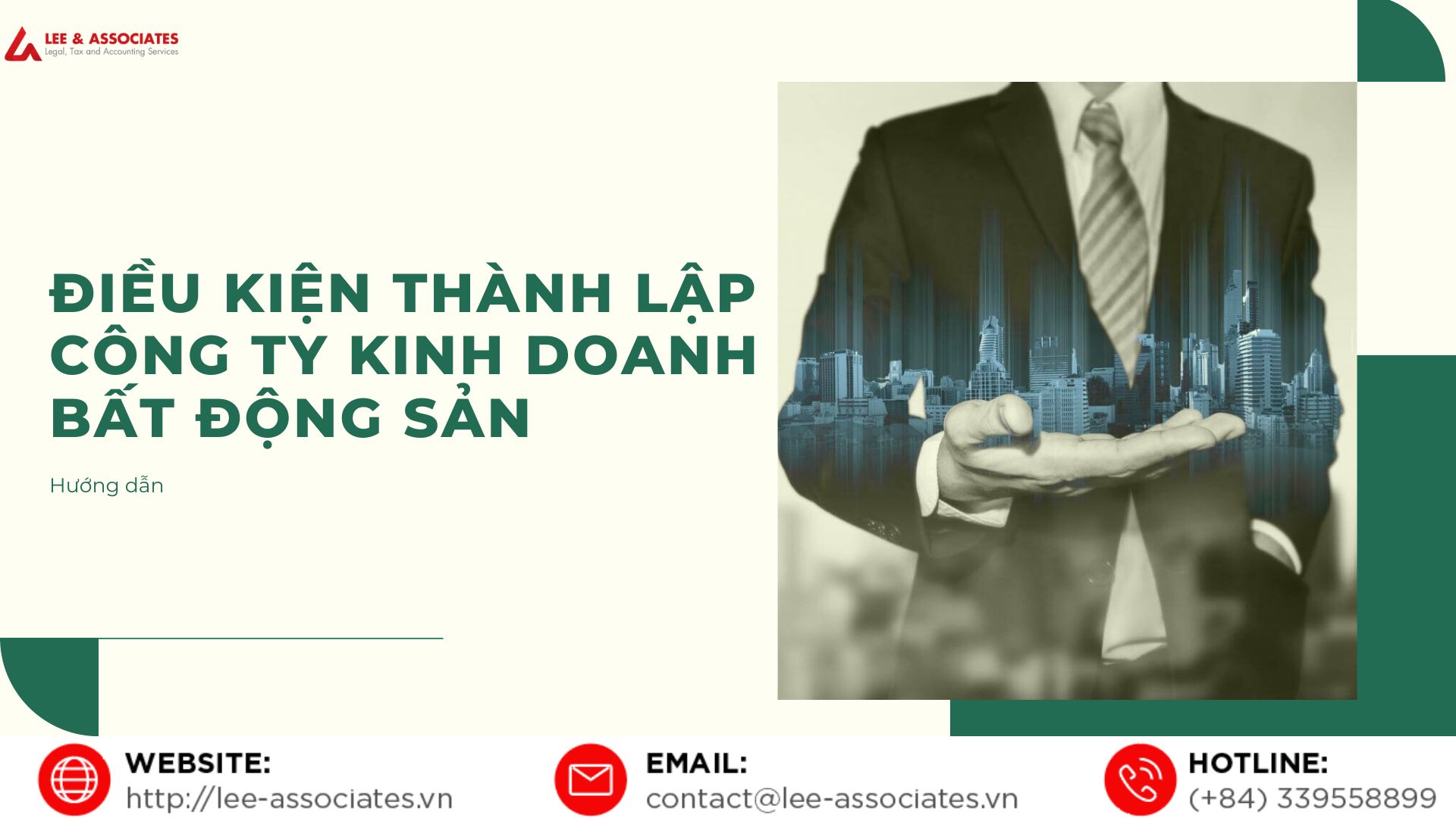 ĐIỀU KIỆN THÀNH LẬP CÔNG TY KINH DOANH BẤT ĐỘNG SẢN