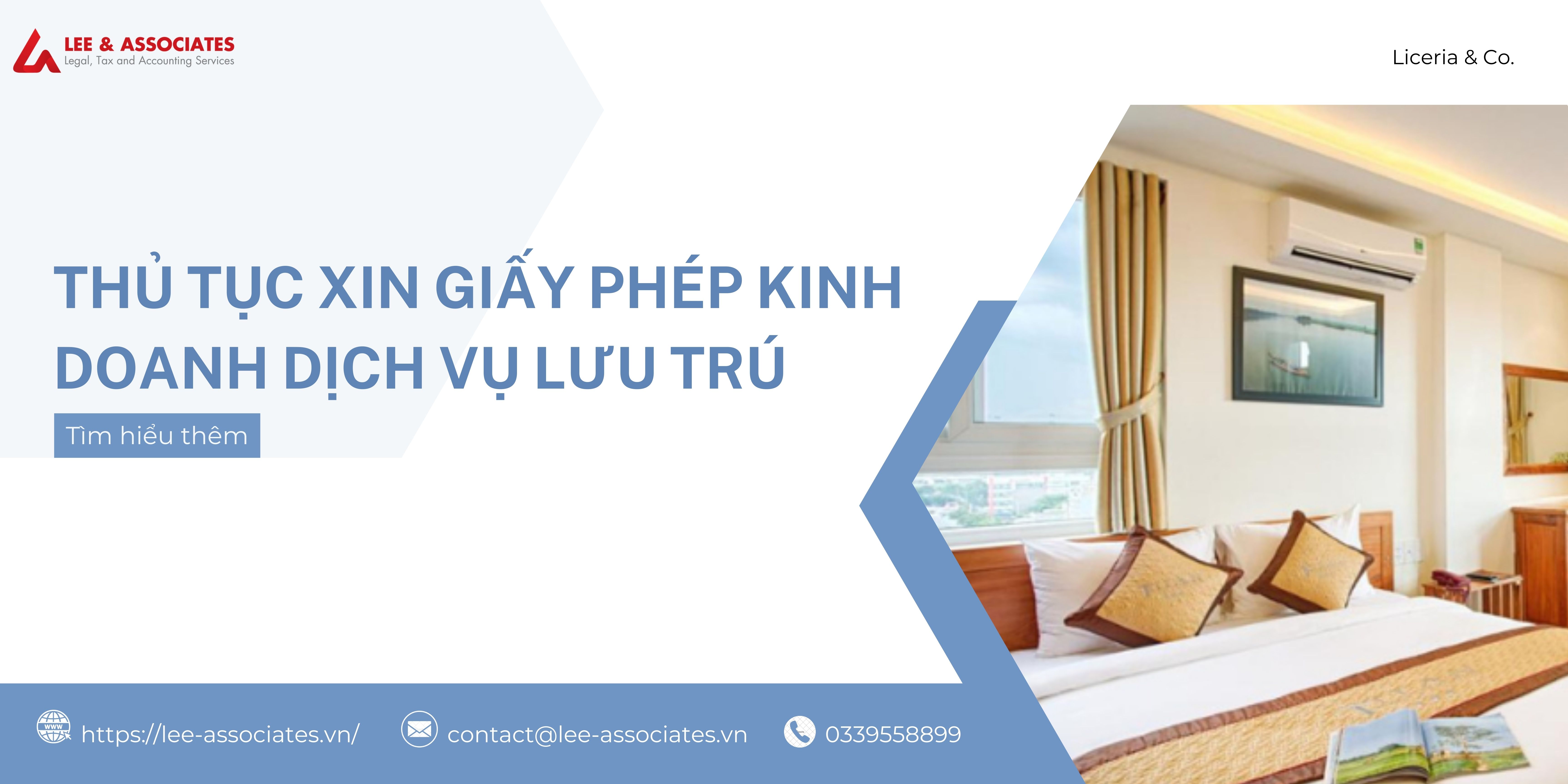 THỦ TỤC XIN GIẤY PHÉP KINH DOANH DỊCH VỤ LƯU TRÚ