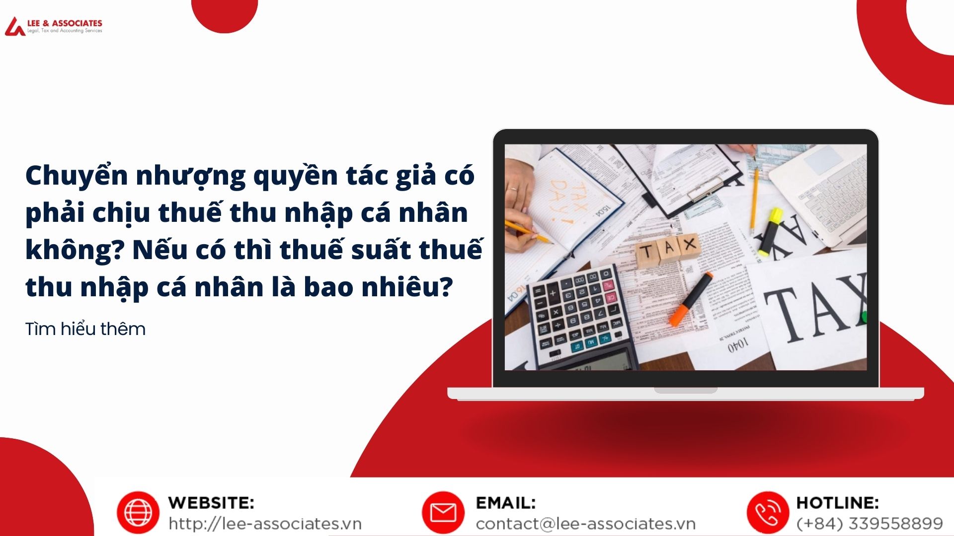 CHUYỂN NHƯỢNG QUYỀN TÁC GIẢ CÓ PHẢI CHỊU THUẾ THU NHẬP CÁ NHÂN KHÔNG? NẾU CÓ THÌ THUẾ SUẤT THUẾ THU NHẬP CÁ NHÂN LÀ BAO NHIÊU?