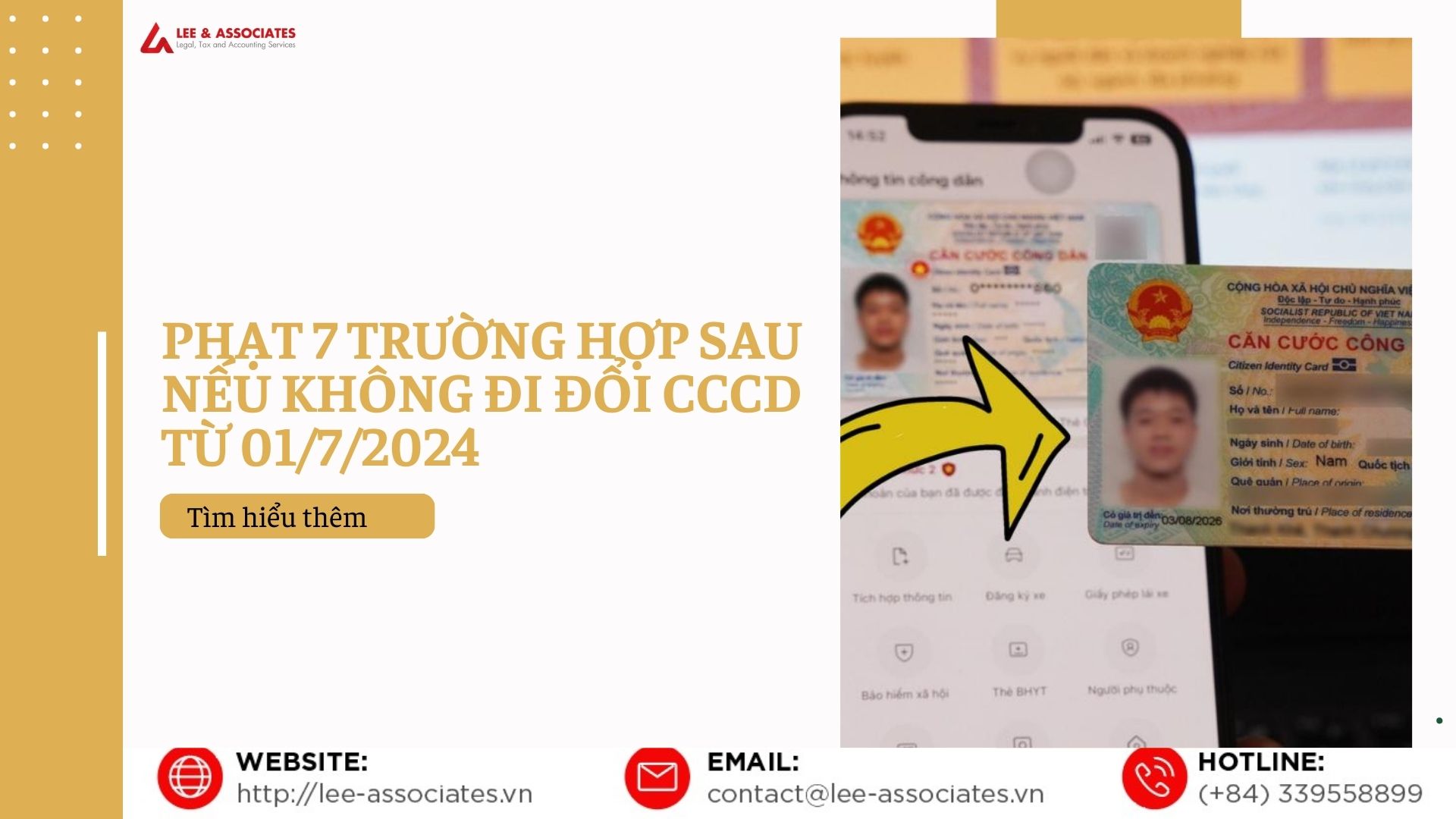 PHẠT 7 TRƯỜNG HỢP SAU NẾU KHÔNG ĐI ĐỔI CCCD TỪ 01/7/2024