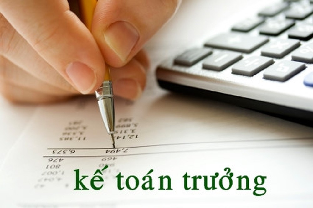 THỦ TỤC THAY ĐỔI THÔNG TIN KẾ TOÁN TRƯỞNG