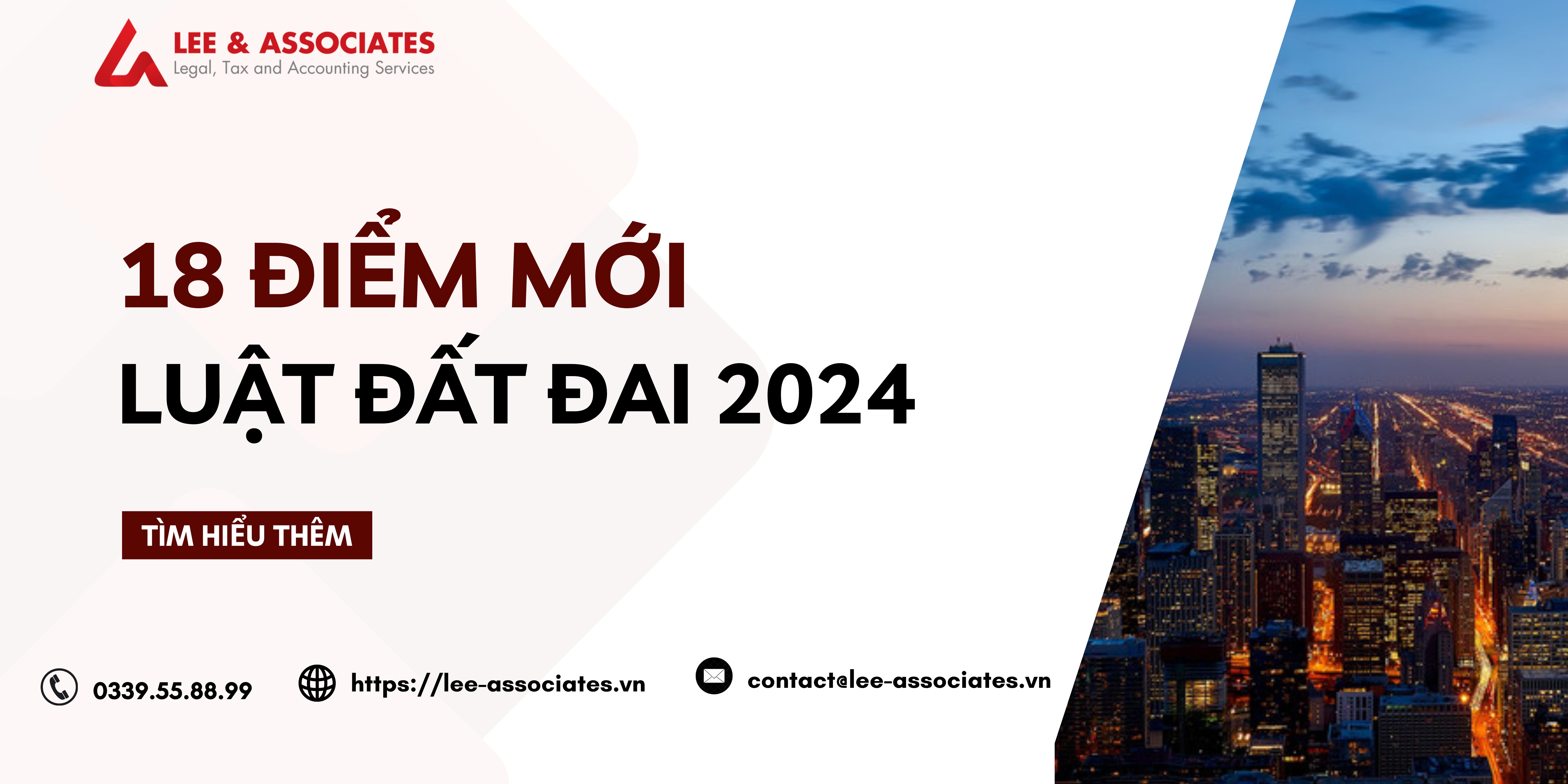 18 ĐIẺM MỚI LUẬT ĐẤT ĐAI 2024