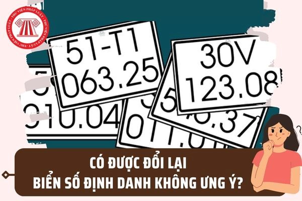 Có được đổi biển số định danh có số xấu, không ưng ý? Biển định danh từ 15/8/2023 được quản lý ra sao?