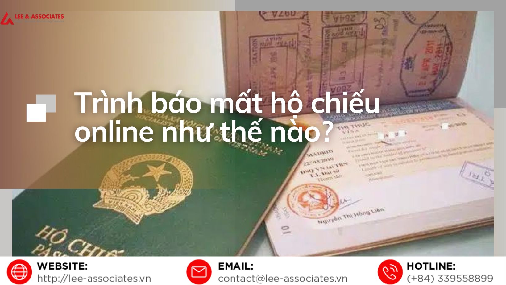 TRÌNH BÁO MẤT HỘ CHIẾU ONLINE NHƯ THẾ NÀO?