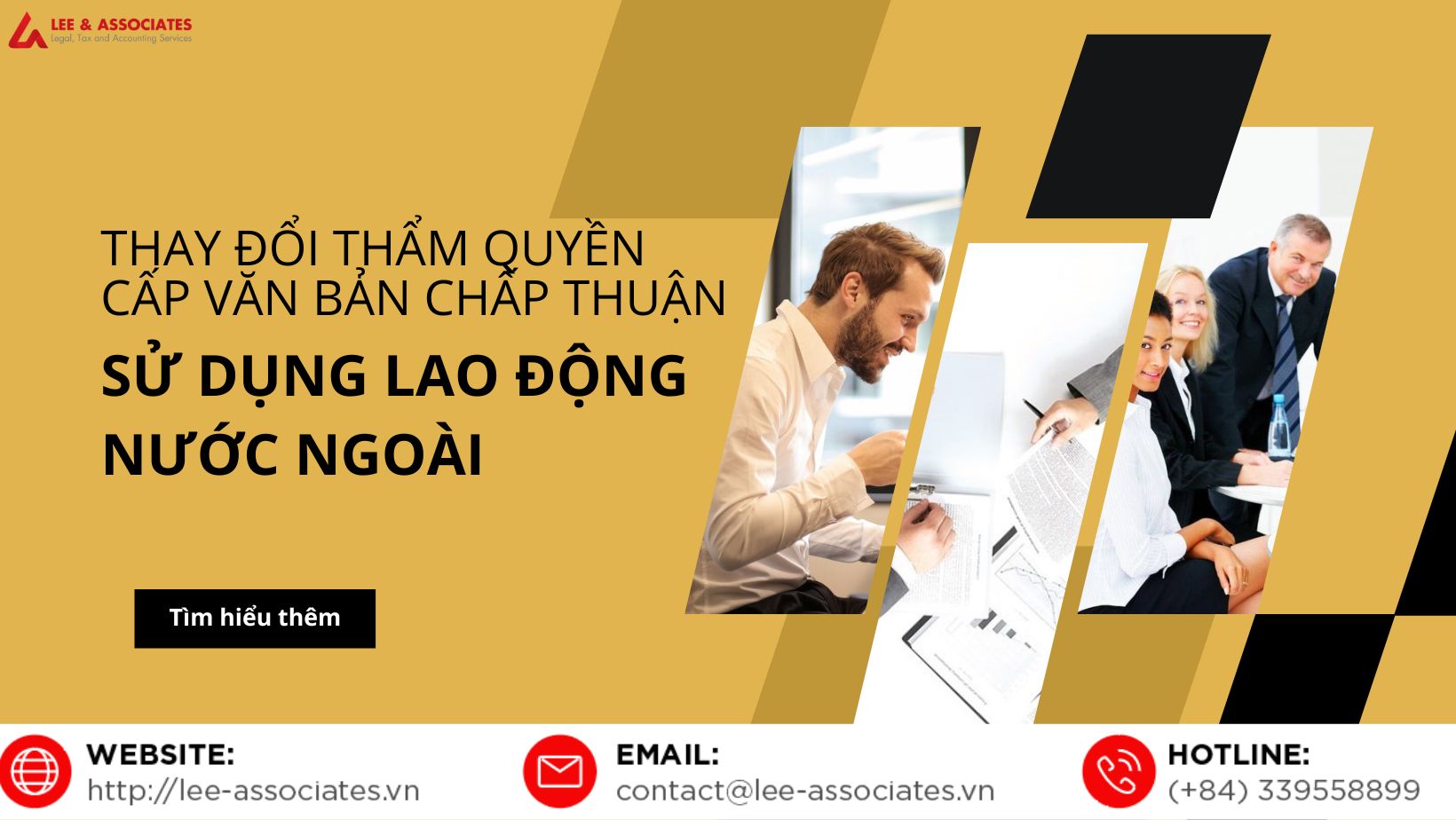 THAY ĐỔI THẨM QUYỀN CẤP VĂN BẢN CHẤP THUẬN SỬ DỤNG LAO ĐỘNG NƯỚC NGOÀI