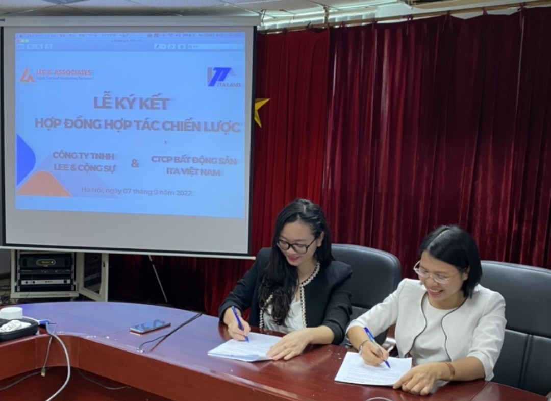 LỄ KÝ KẾT HỢP ĐỒNG HỢP TÁC CHIẾN LƯỢC GIỮA CÔNG TY TNHH LEE & CỘNG SỰ VÀ CÔNG TY CP BẤT ĐỘNG SẢN ITA VIỆT NAM