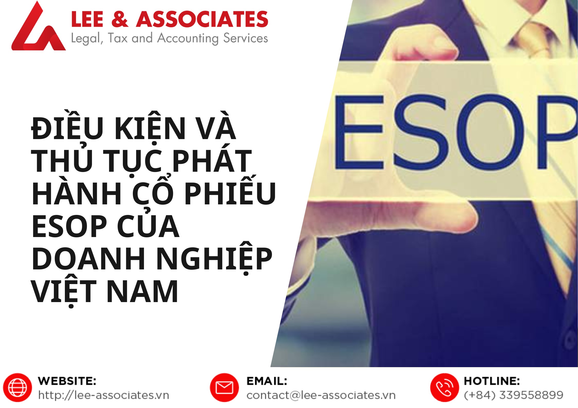 ĐIỀU KIỆN VÀ THỦ TỤC PHÁT HÀNH CỔ PHIẾU ESOP CỦA DOANH NGHIỆP VIỆT NAM