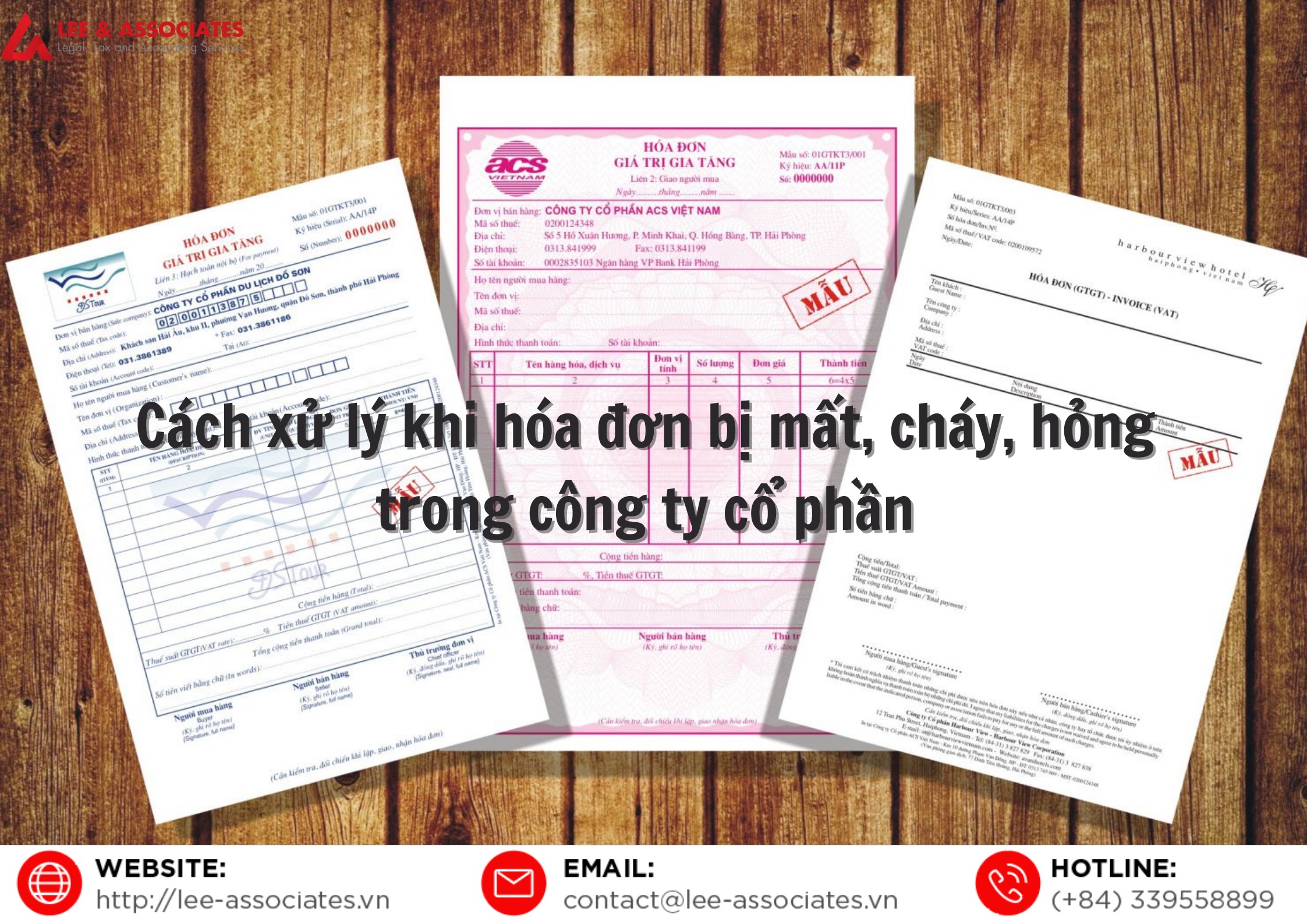 CÁCH XỬ LÝ KHI HÓA ĐƠN BỊ MẤT, CHÁY, HỎNG TRONG CÔNG TY CỔ PHẦN