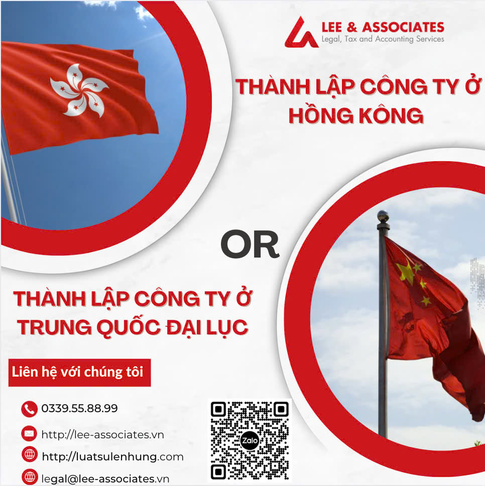 SO SÁNH MỞ CÔNG TY HỒNG KÔNG VÀ TRUNG QUỐC