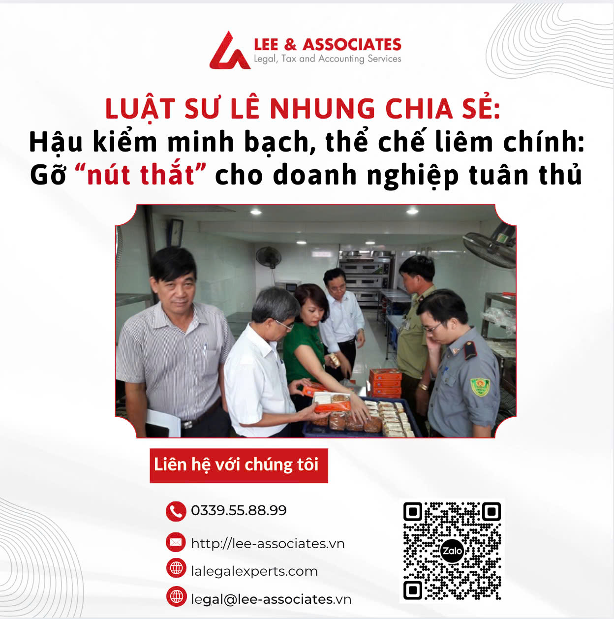 LUẬT SƯ NHUNG CHIA SẺ QUAN ĐIỂM VỀ VẤN ĐỀ HẬU KIỂM MINH BẠCH, THỂ CHẾ LIÊM CHÍNH: GỠ 
