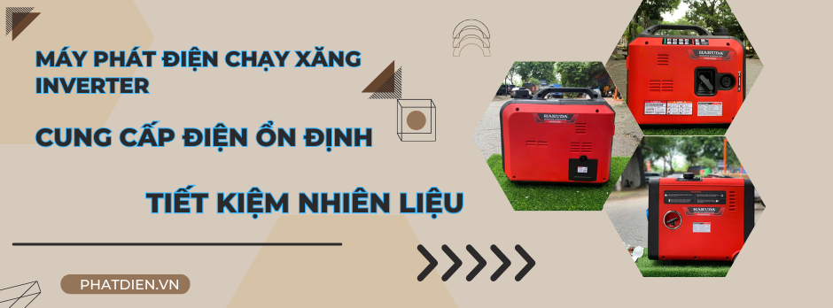 Máy Phát Điện Chạy Xăng Inverter – Giải Pháp Cung Cấp Điện Ổn Định, Tiết Kiệm Nhiên Liệu
