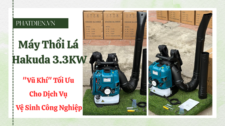Máy Thổi Lá Hakuda 3.3KW: 