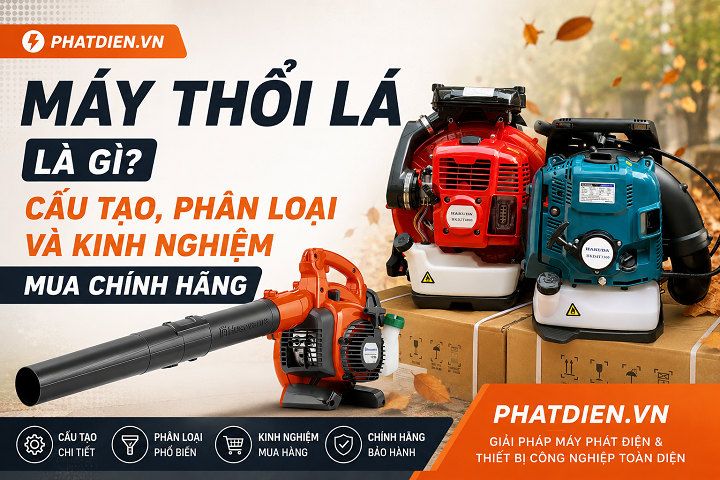 Máy Thổi Lá Là Gì? Cấu Tạo, Phân Loại Và Kinh Nghiệm Mua Chính Hãng