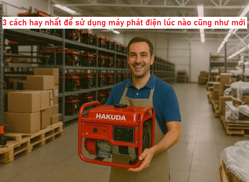 3 Cách Hay Nhất Để Sử Dụng Máy Phát Điện Như Mới