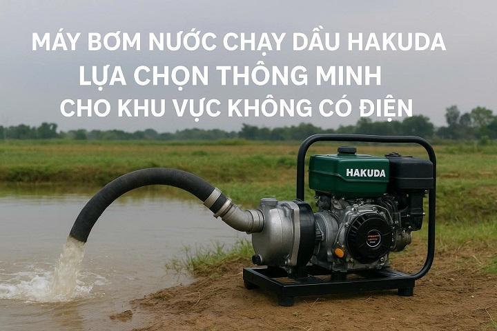 Máy Bơm Nước Chạy Dầu Hakuda: Lựa Chọn Thông Minh Cho Khu Vực Không Có Điện