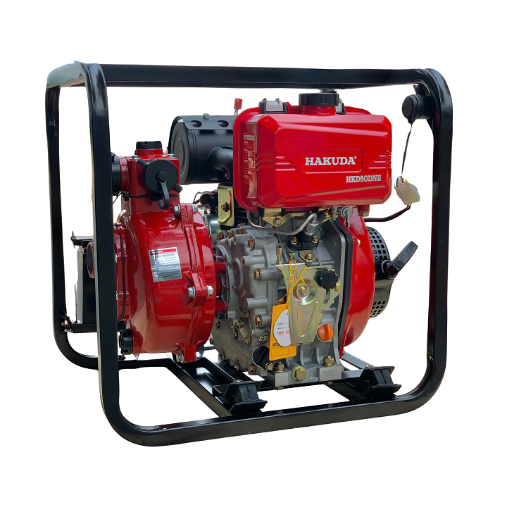 Máy Bơm Nước Chạy Dầu Cao Áp 4KW Hakuda MBNCA50DGE