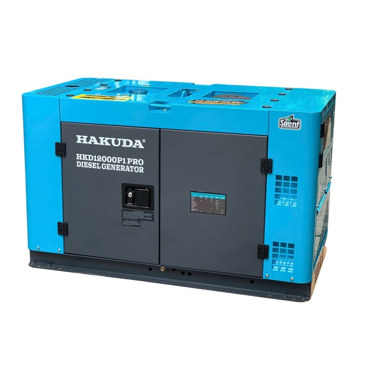Máy Phát Điện Chạy Dầu HAKUDA 12KW HKD12000P1PRO Siêu Cách Âm
