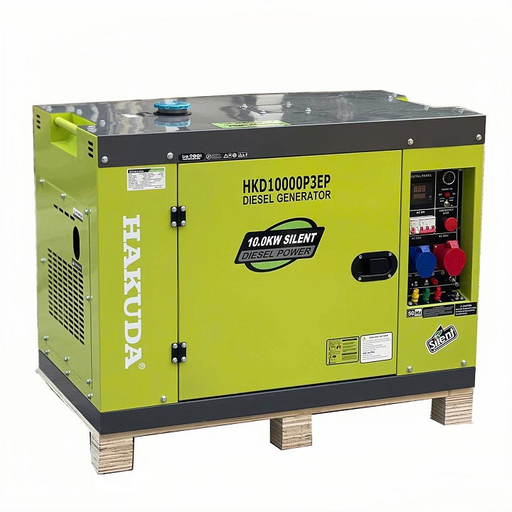 Máy Phát Điện Hakuda Chạy Dầu 10KW HKD10000P3EP 3 Pha