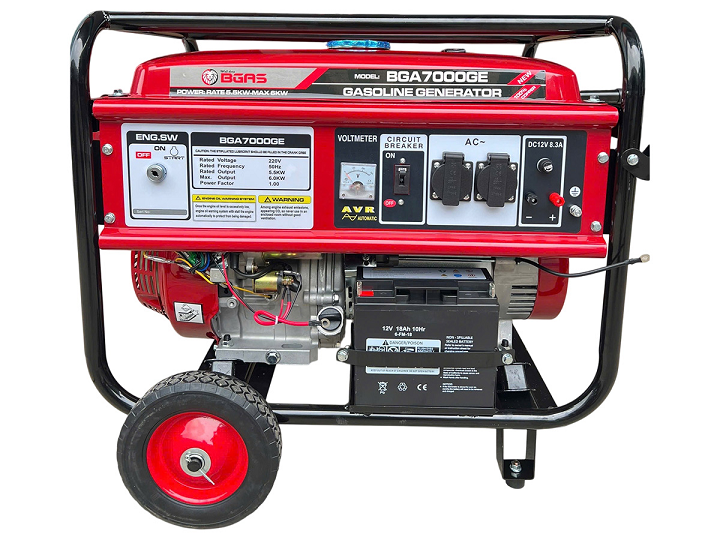 Máy Phát Điện Chạy Xăng Btec BGA7000GE 6KW