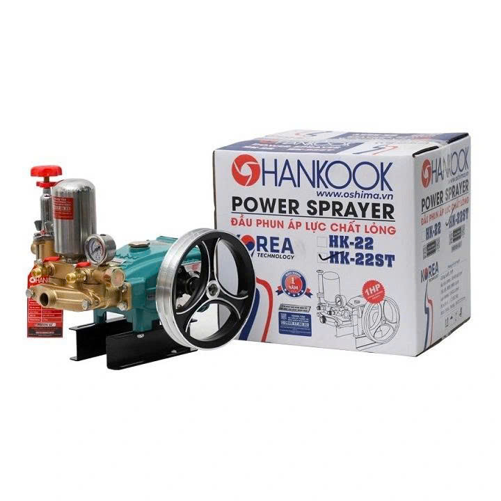 Đầu Xịt Áp Lực Cao 1HP Piston Sứ Hankook HK-22STH