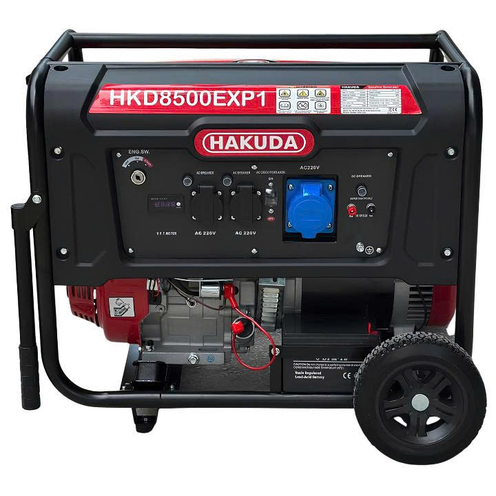 Máy Phát Điện Chạy Xăng Hakuda HKD8500EXP1 8KW Có Đề