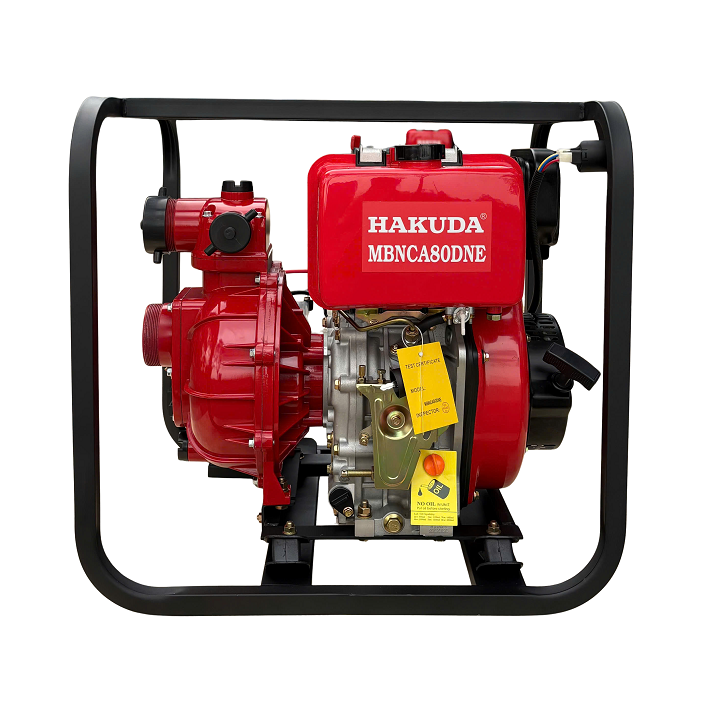 Máy Bơm Nước Chạy Dầu Cao Áp 10HP Hakuda MBNCA80DNE