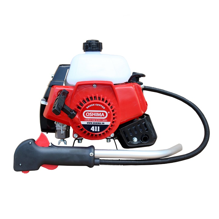 Máy Cắt Cỏ OSHIMA 411 1450W Đỏ Đen 2 Thì