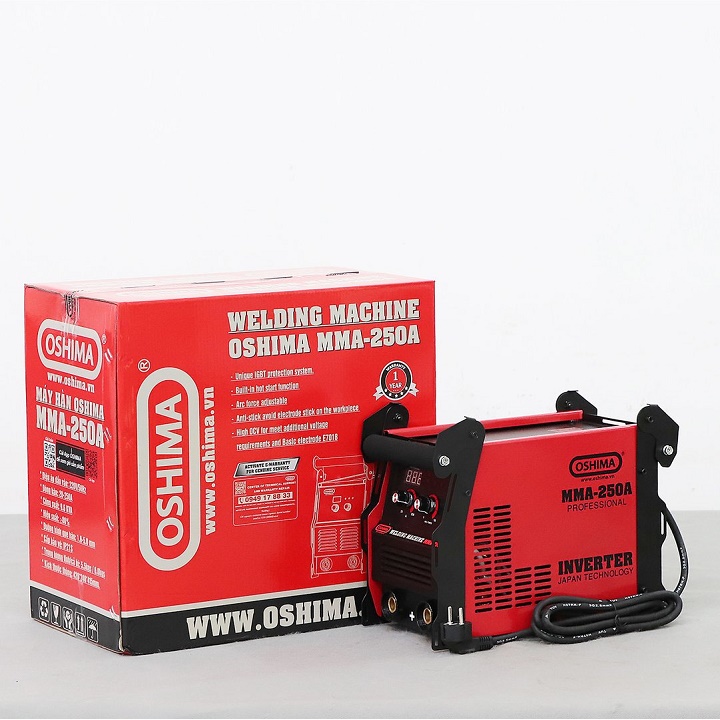 Máy Hàn Điện Tử OSHIMA MMA-250A 9.6KVA