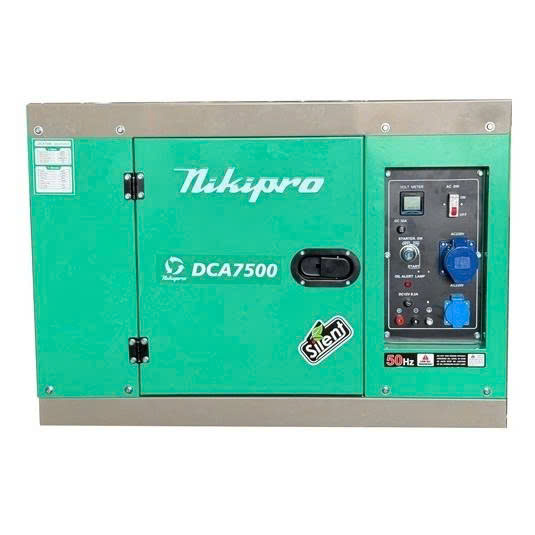 Máy Phát Điện Chạy Dầu 7KW Nikipro DCA-7500 Cách Âm