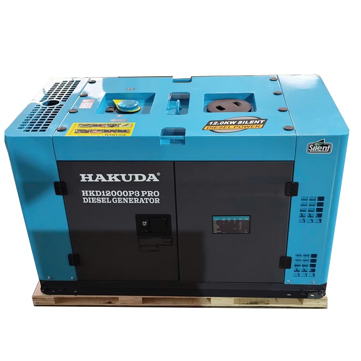 Máy Phát Điện Chạy Dầu HAKUDA 12KW HKD12000P3PRO 3 Pha Siêu Cách Âm