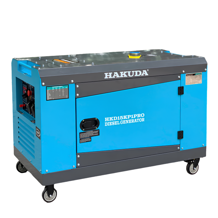 Máy Phát Điện Chạy Dầu Hakuda 18.75KVA HKD15KP1PRO Siêu Cách Âm