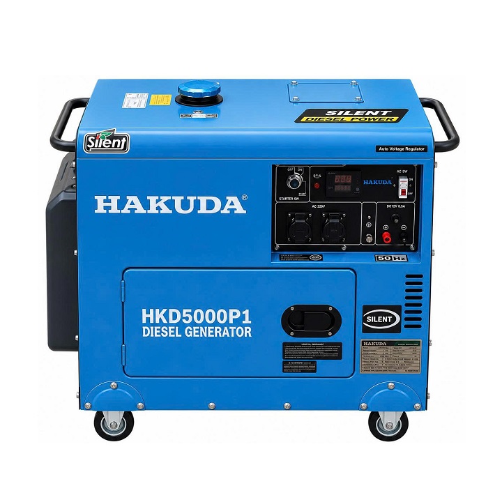 Máy Phát Điện Chạy Dầu Hakuda 5KW HKD5000P1