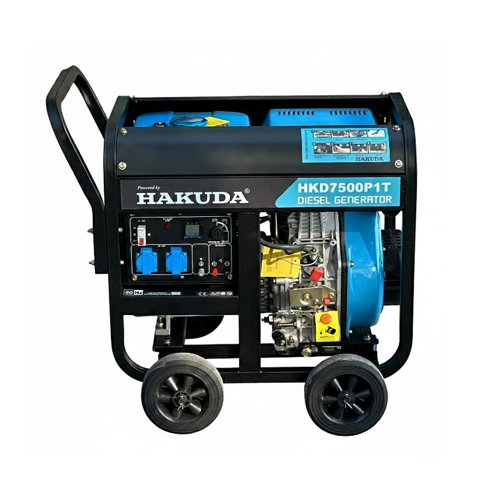Máy Phát Điện Chạy Dầu Hakuda 7KW HKD7500P1T