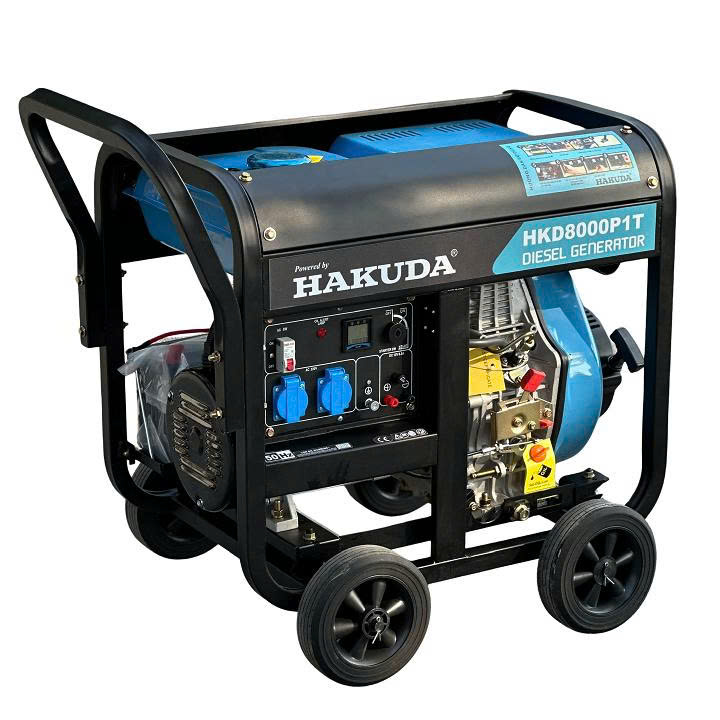 Máy Phát Điện Chạy Dầu HAKUDA HKD8000P1T 8KW Đề Nổ
