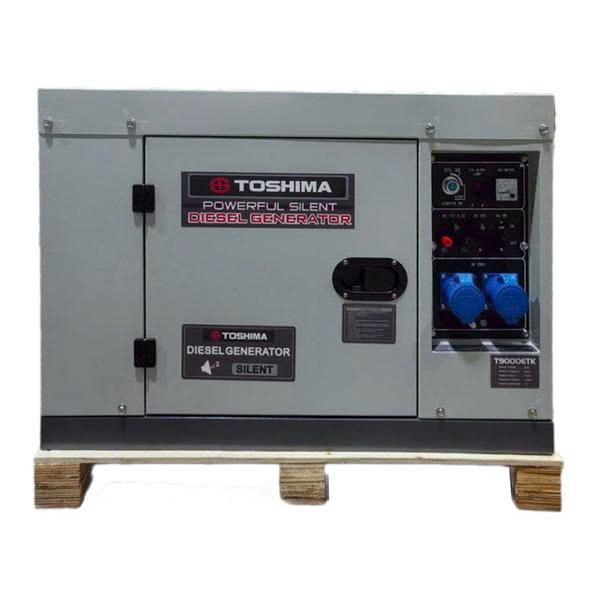 Máy Phát Điện Chạy Dầu Toshima T100E 9KW Đề Nổ