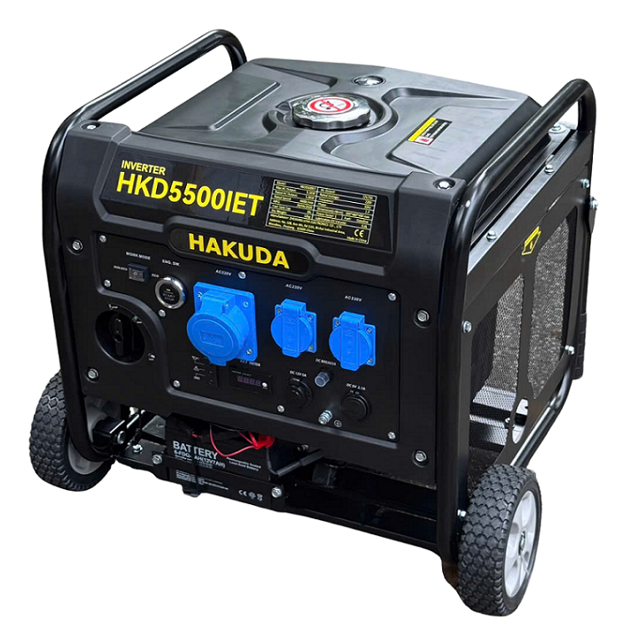 Máy Phát Điện Chạy Xăng 5KVA HAKUDA HKD5500IET Inverter