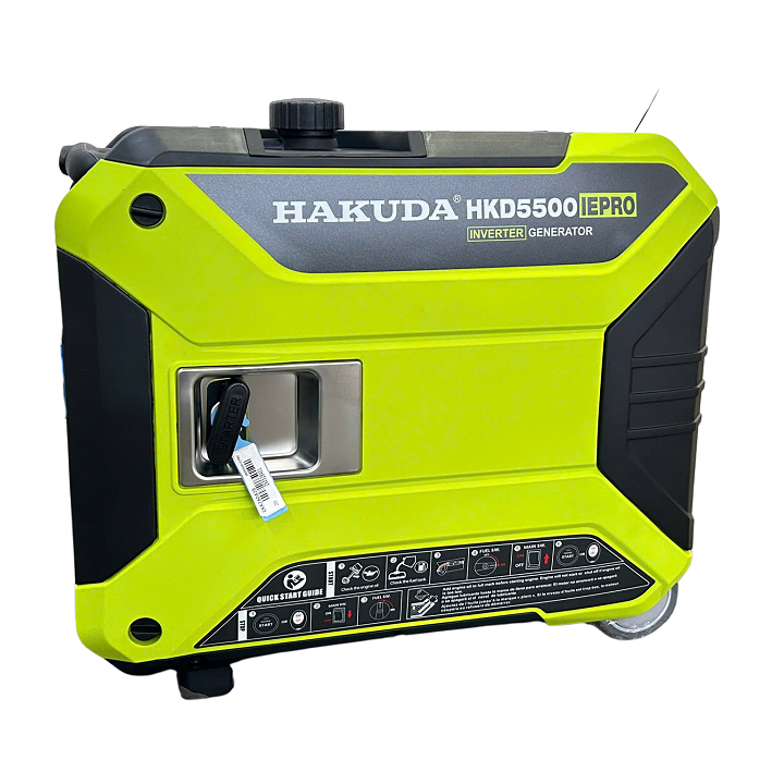 Máy Phát Điện Chạy Xăng 5KW Hakuda HKD5500IEPRO Inverter Siêu Êm