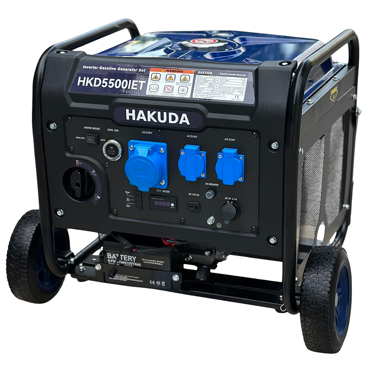 Máy Phát Điện Chạy Xăng Inverter Hakuda 5KW HKD5500IET