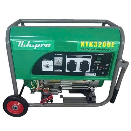 Máy Phát Điện Chạy Xăng 3KW Nikipro NTK3200E Đề Nổ