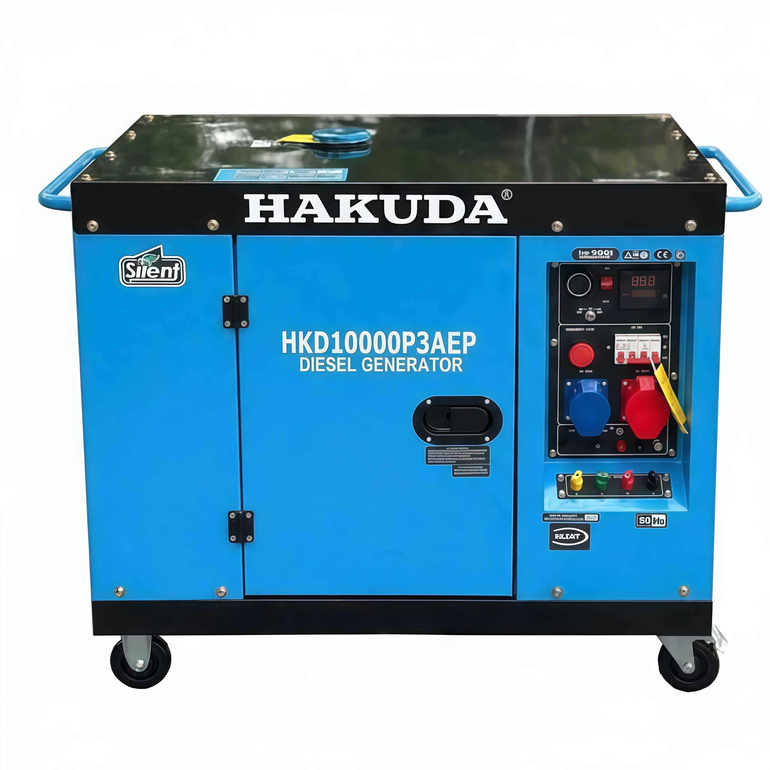 Máy Phát Điện Chạy Dầu HAKUDA 12.5KVA HKD10000P3AEP 1-3PHA